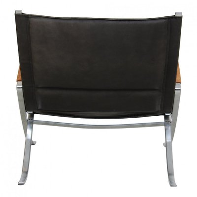 FK-82 Armchair in Black Leather by Fabricius and Kastholm for Kill International, 2000s-MTD-1400547