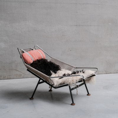 Flag Halyard Lounge Chairs by Hans Wegner for Getama, Set of 2-JRP-1783322