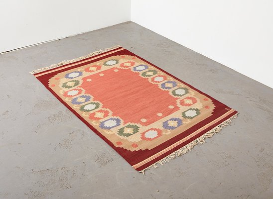 Flat Weave Rug by Anna Johanna Angstrom, Sweden, 1960s-BPT-1407306