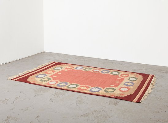 Flat Weave Rug by Anna Johanna Angstrom, Sweden, 1960s-BPT-1407306