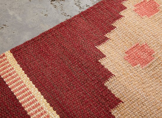 Flat Weave Rug by Anna Johanna Angstrom, Sweden, 1960s-BPT-1407306