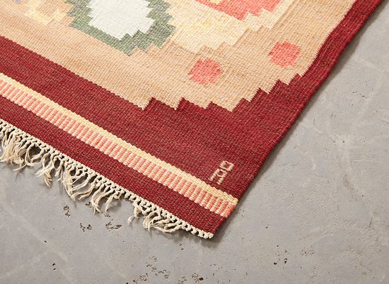 Flat Weave Rug by Anna Johanna Angstrom, Sweden, 1960s-BPT-1407306