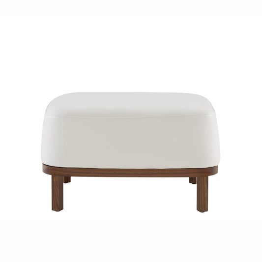 Flax - Upholstered Fabric Footstool by Ligne Roset