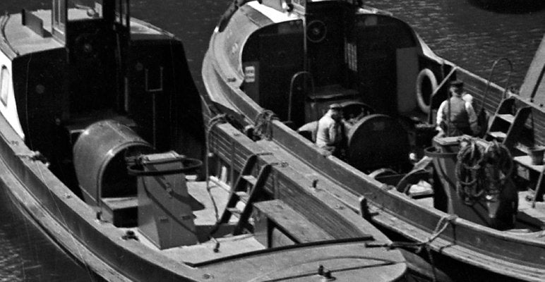 Fleets at Hamburg Speicherstadt, Germany 1938, Printed 2021-DYV-992036