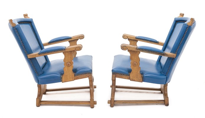 Flemish Armchairs, 1950s, Set of 2-JCN-1719979