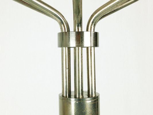 Floor Coat Hanger in Nickel-Plating and Brass by BBPR for Artemide, 1970s-RD-1705168