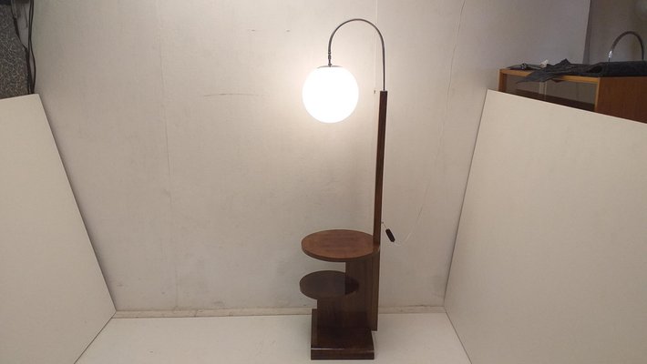 Floor Lamp by Halabala, Czechoslovakia, 1930s-TZ-1355390