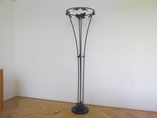 Floor Lamp in Art Nouveau Style, 1950s-TZ-900494