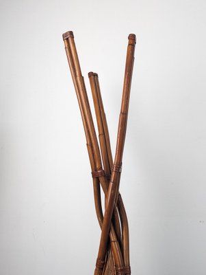 Floor Lamp in Bamboo by Ramón Castilano for Kalmar, 1970s-JJT-1587852