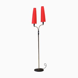 Floor Lamp in Brass, 1950s-BPJ-1789694