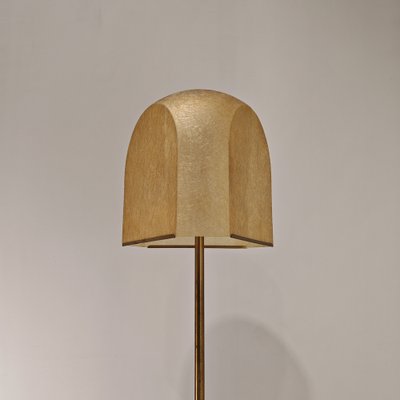 Floor Lamp in Brass and Fiberglass by Salvatore Gregorietti for Lamperti, 1960s-PRS-2043322