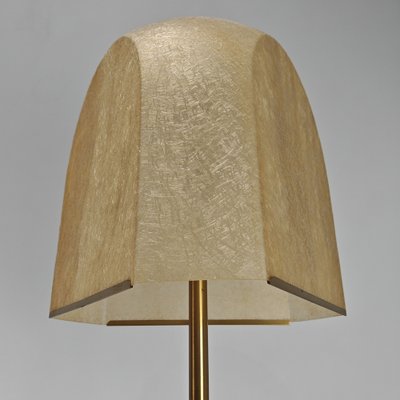 Floor Lamp in Brass and Fiberglass by Salvatore Gregorietti for Lamperti, 1960s-PRS-2043322