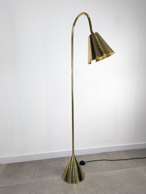 Floor Lamp in Brass by Jacques Adnets, 1950s-JJT-1817966