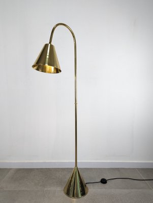 Floor Lamp in Brass by Jacques Adnets, 1950s-JJT-1817966