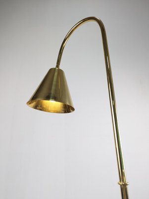 Floor Lamp in Brass by Jacques Adnets, 1950s-JJT-1817966