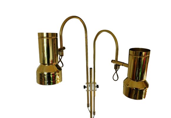 Floor Lamp in Brass from Frandsen, Denmark, 1970s-RCH-1448669