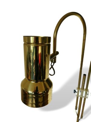 Floor Lamp in Brass from Frandsen, Denmark, 1970s-RCH-1448669