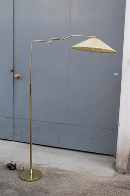 Floor Lamp in Brass from Interlux, Italy, 1950s-EH-1702501