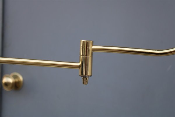 Floor Lamp in Brass from Interlux, Italy, 1950s-EH-1702501