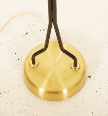 Floor Lamp in Brass & Lacquered Metal by Eskilstuna Elektro Fabriks Ab, 1960s-AX-1704654