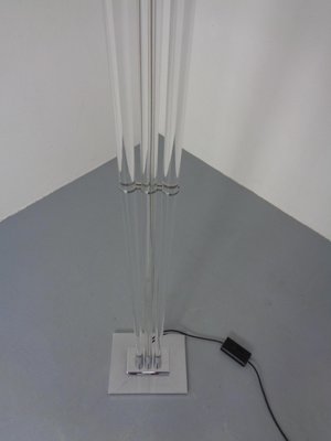 Floor Lamp in Chrome & Acrylic Glass from Vereinigte Werkstätten, Germany, 1970s-RDW-2028107