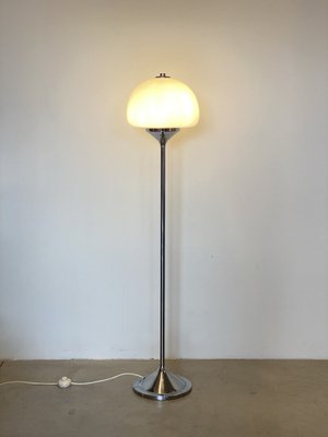 Floor Lamp in Chromed Steel and Glass, 1970s-NPC-1822931