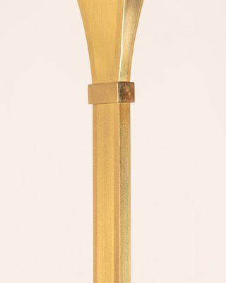 Floor Lamp in Gilt Brass from Relux Milan, 1980s-IUC-1811090