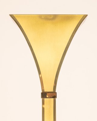 Floor Lamp in Gilt Brass from Relux Milan, 1980s-IUC-1811090