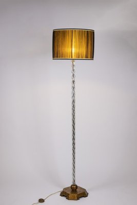 Floor Lamp in Glass and Gilded Metal from Maison Baguès, 1950s-CEJ-1305519