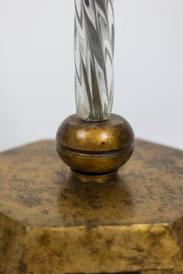 Floor Lamp in Glass and Gilded Metal from Maison Baguès, 1950s-CEJ-1305519