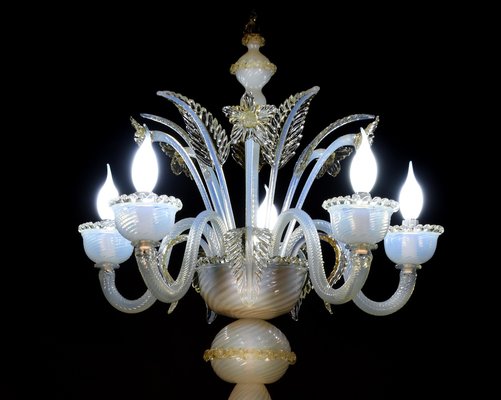 Floor Lamp in Precious Murano Glass-OVO-1235220