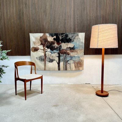 Floor Lamp in Solid Teak with integrated Uplight from Domus, 1960s-JP-1368497