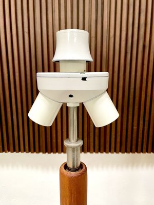 Floor Lamp in Solid Teak with integrated Uplight from Domus, 1960s-JP-1368497