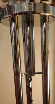 Floor Lamp in Steel and Murano Glass attributed to Mazzega, Italy, 1960s-TKR-1703285