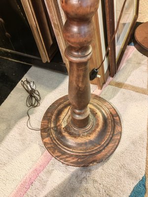 Floor Lamp in Walnut, 19th Century-ZFY-1736771