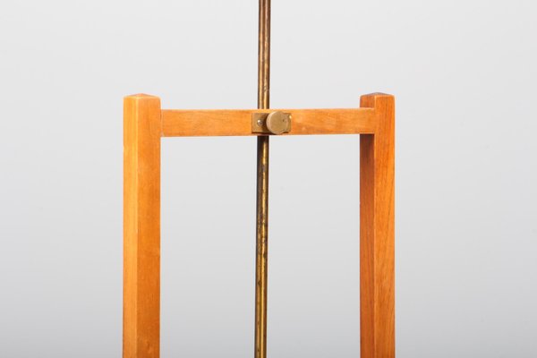 Floor Lamp in Walnut and Brass by Josef Frank for Svenskt Tenn-HJB-1196918