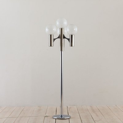 Floor Lamp with 4 Murano Glass Shades by Gaetano Sciolari for Sciolari, 1970s-UE-890380