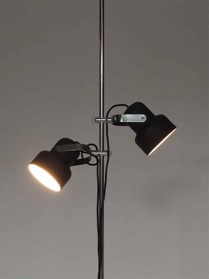 Floor Lamp With Brown Adjustable Shades, 1970s-PX-1249350