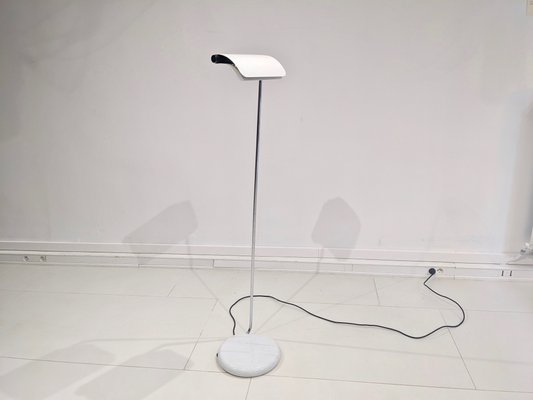 Floor Lamp with Circular Marble Base-DLN-1174968