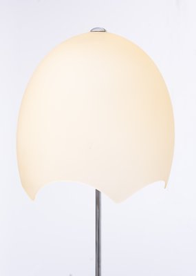 Floor Lamp with Eggshell Shade, 1980s-GCG-1016559