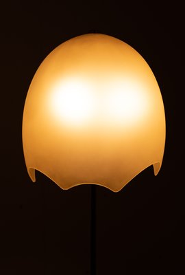 Floor Lamp with Eggshell Shade, 1980s-GCG-1016559