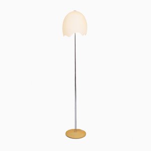 Floor Lamp with Eggshell Shade, 1980s-GCG-1016559