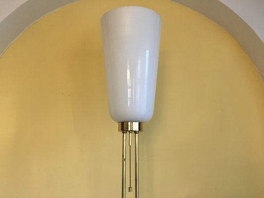 Floor Lamp with Glass Shade, 1970s-WQQ-685137