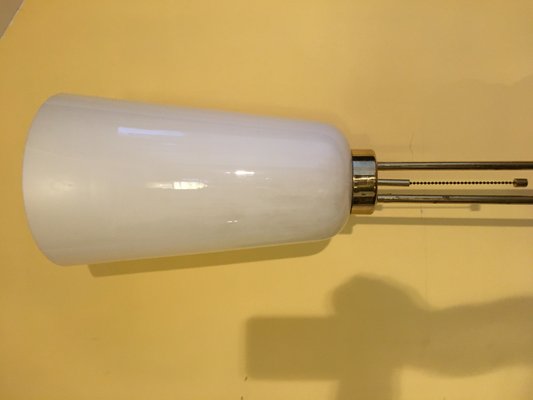 Floor Lamp with Glass Shade, 1970s-WQQ-685137