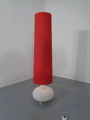 Floor Lamp with Illuminated Glass Stand from Doria Leuchten, 1960s-RDW-769712