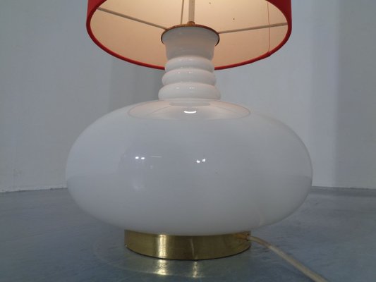 Floor Lamp with Illuminated Glass Stand from Doria Leuchten, 1960s-RDW-769712