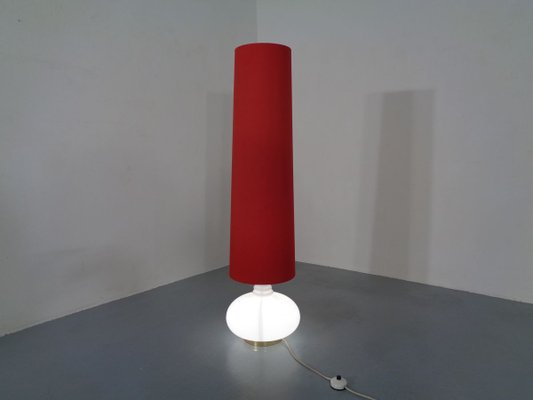 Floor Lamp with Illuminated Glass Stand from Doria Leuchten, 1960s-RDW-769712