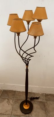 Floor Lamp with Parchment Lampshades-QLH-1315045