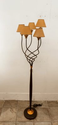 Floor Lamp with Parchment Lampshades-QLH-1315045