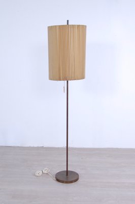 Floor Lamp with Pleated Lampshade, 1950s-XSG-838424